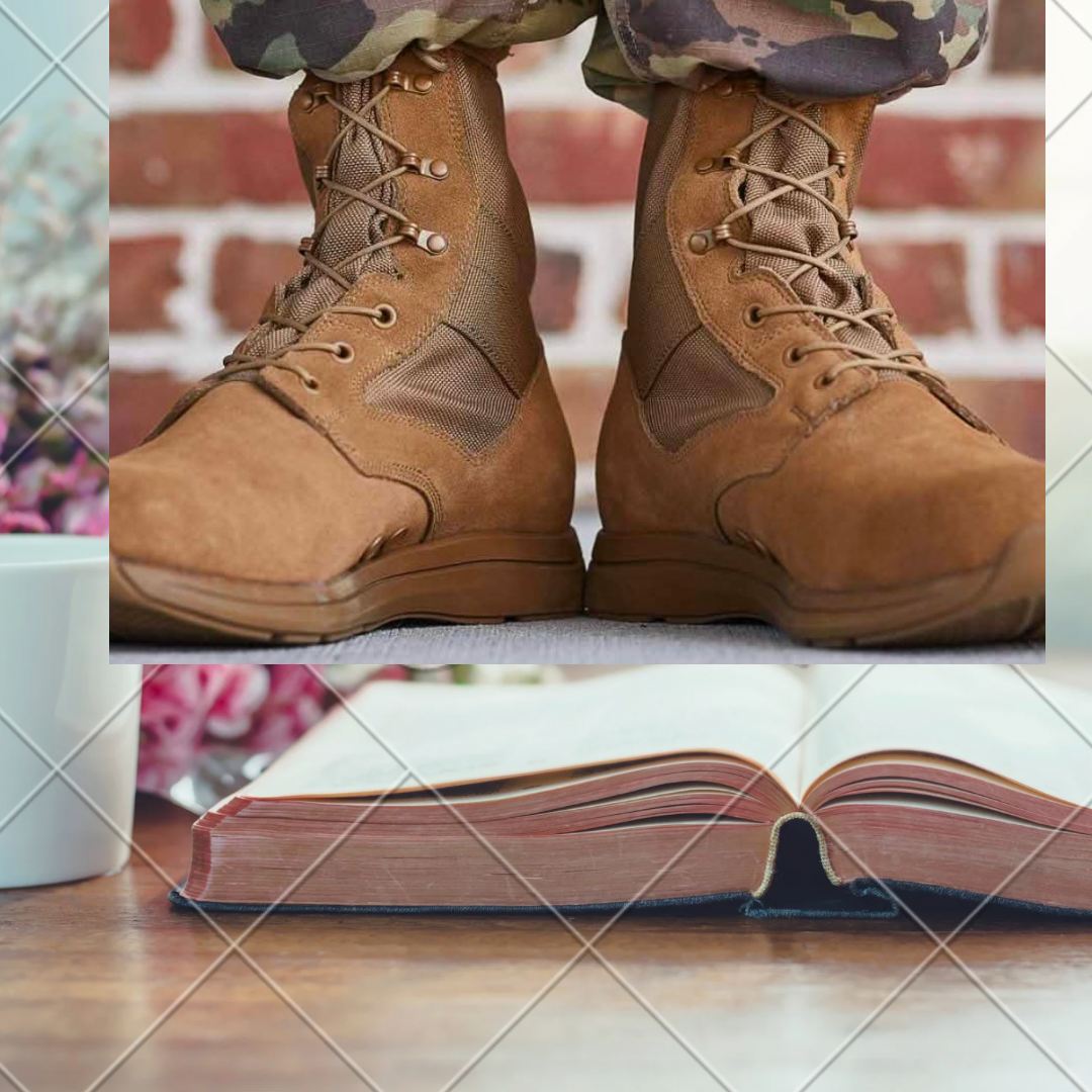 White pink brown simple bible study church event square post