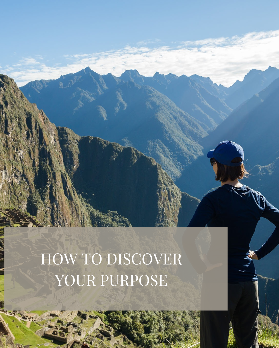 Blue tan motivational how to discover your purpose carousel instagram post .zip 1